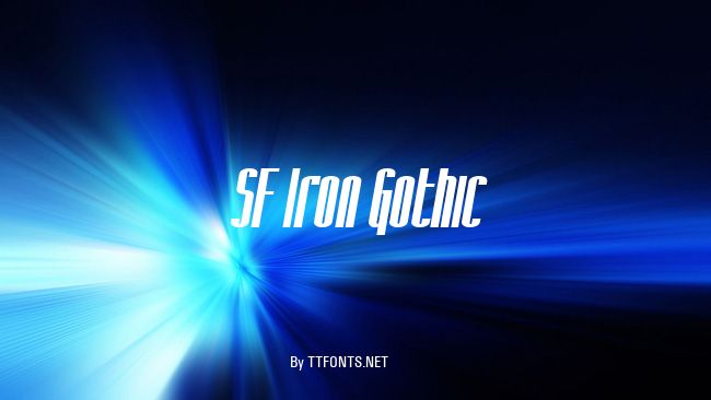 SF Iron Gothic example